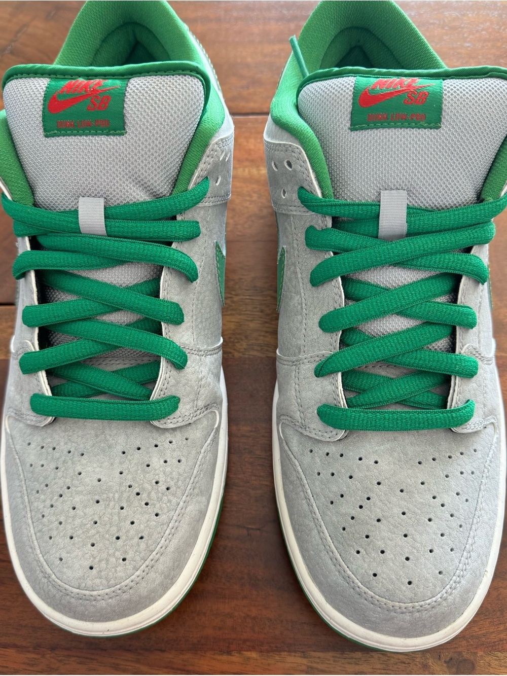 Nike Dunk Low Medusa SB Metallic Silver Green 313170-030 SZ 11